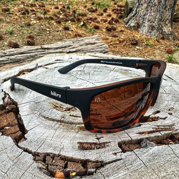 Ridge - Black Obsidian/Tortoise & Brown